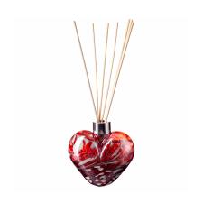 Amelia Art Glass Red, Pink & Violet Heart Reed Diffuser