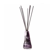 Amelia Art Glass Purple Moon Cone Reed Diffuser