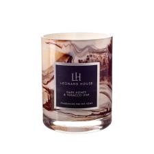 Leonard House Dark Honey & Tobacco Leaf Jar Candle