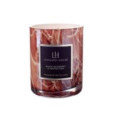 Leonard House Black Raspberry & Peppercorn Jar Candle