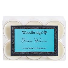 Woodbridge Ocean Waves 4 Hour Tealights (Pack of 12)