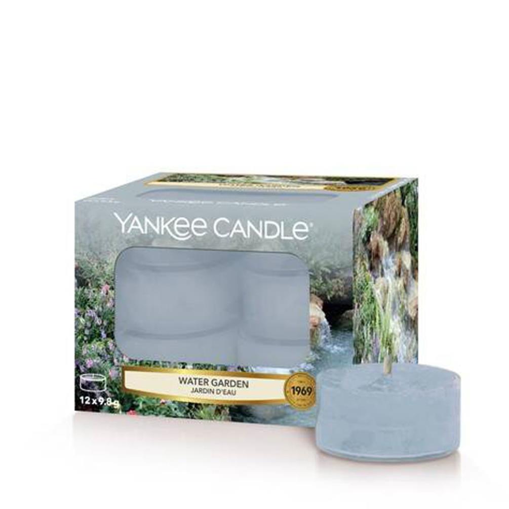 Yankee Candle Water Garden Tea Lights (Pack of 12) (1651508E) - Candle ...