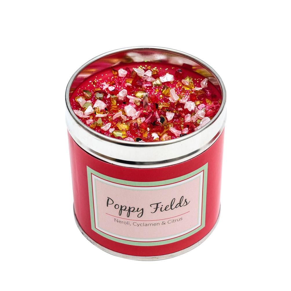 Best Kept Secrets Poppy Fields Tin Candle (BKS1POP) Candle Emporium