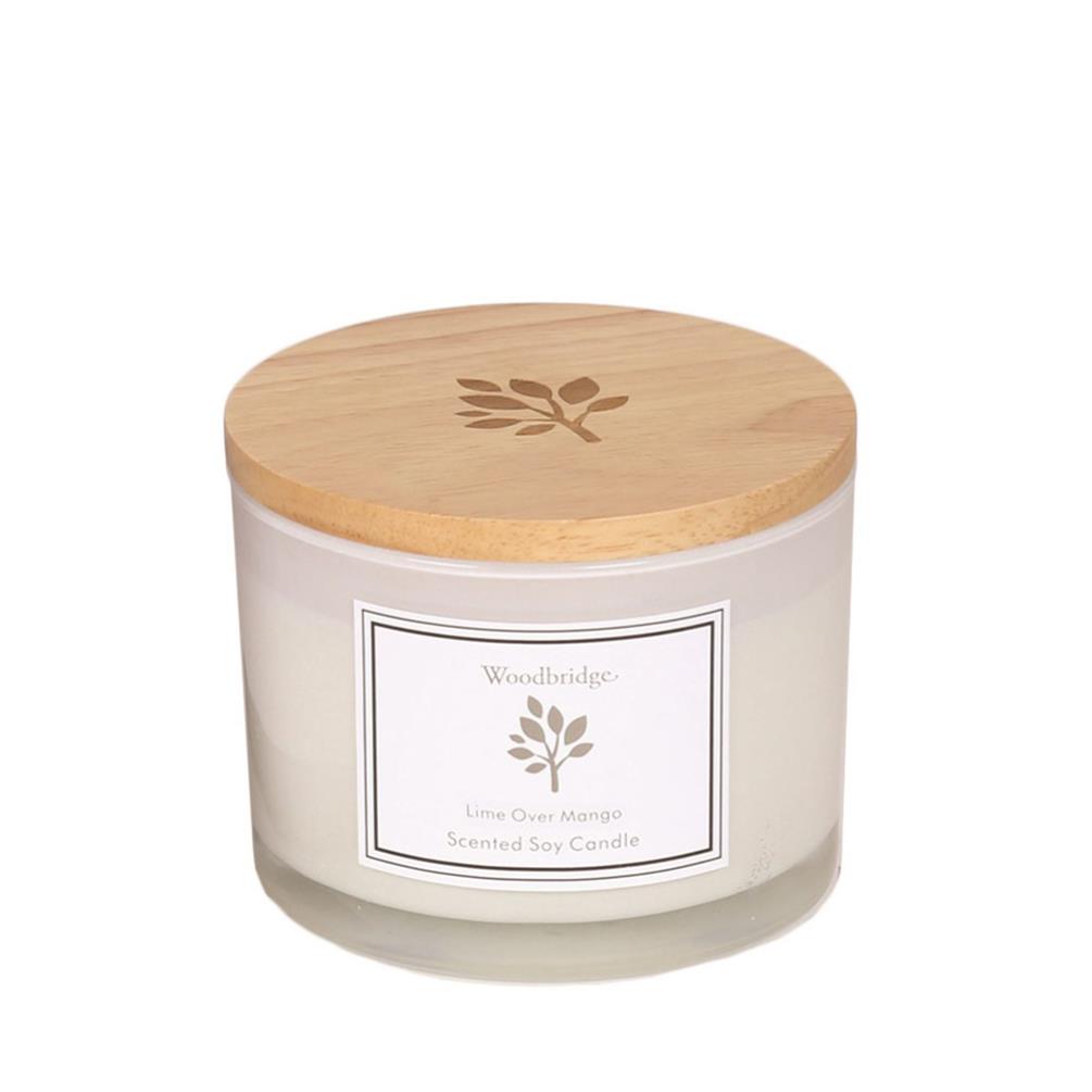 Woodbridge Lime Over Mango Large Soy Candle (W1002106) Candle Emporium