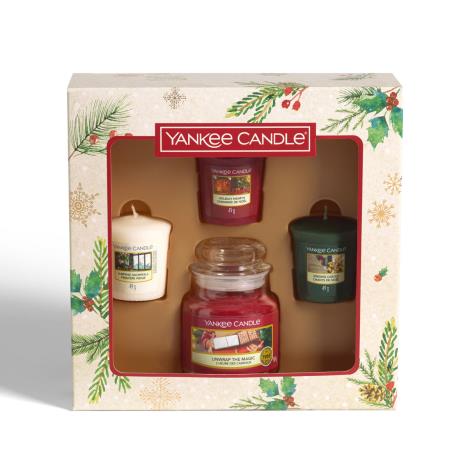 Yankee Candle Small Jar & 3 Votive Candle Gift Set (1668494) - Candle  Emporium