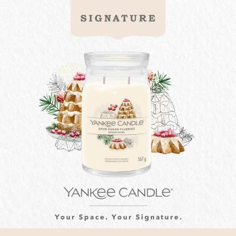 Yankee Candle Spun Sugar Flurries Large Jar (1721016E) - Candle Emporium