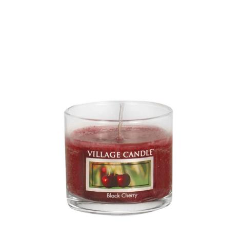 Village Candle Black Cherry Petite Jar Candle  £1.79