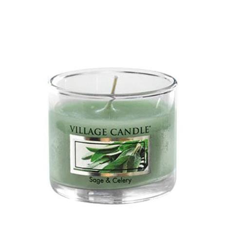 Village Candle Sage & Celery Mini Glass Votive  £2.69