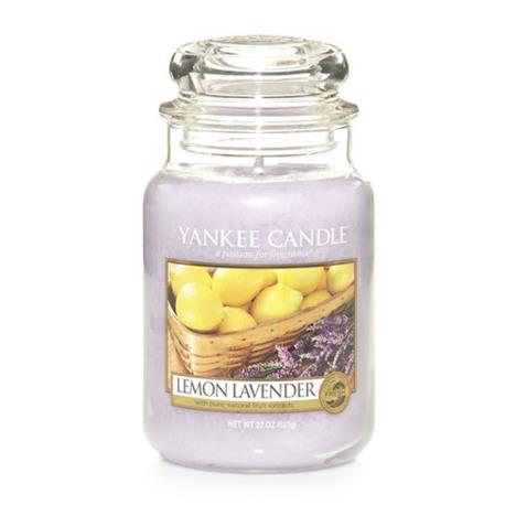 Yankee Candle Lemon Lavender Large Jar (1073481E) - Candle Emporium