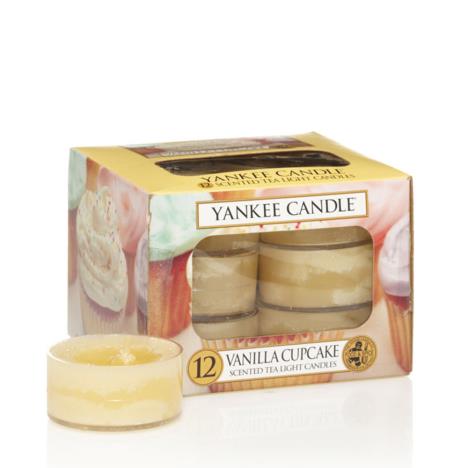 Yankee Candle Vanilla Cupcake Tea Lights (Pack of 12)  £4.19