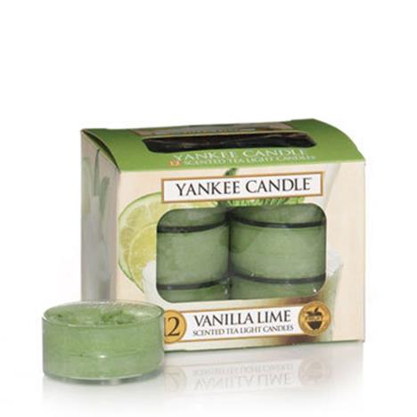 Yankee Candle Vanilla Lime Tea Lights (Pack of 12)  £4.19