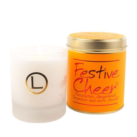 Lily-Flame Festive Cheer Glassware Tin Candle  £10.79