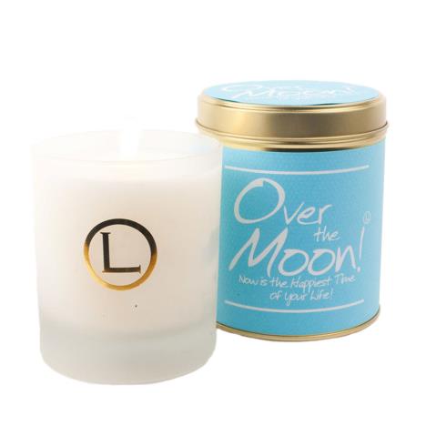 Lily-Flame Over The Moon! Glassware Tin Candle  £10.79