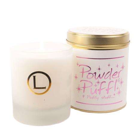 Lily-Flame Powder Puff Glassware Tin Candle  £10.79