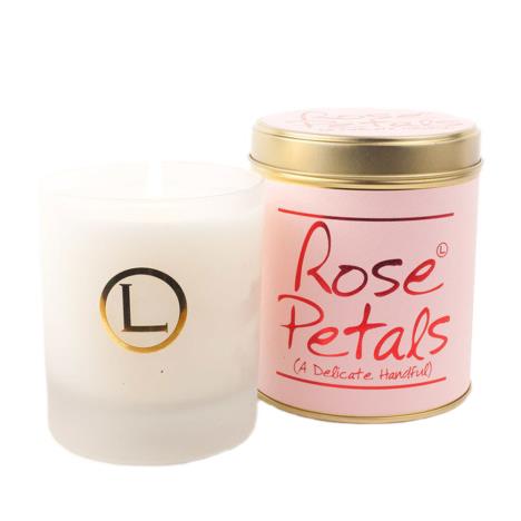 Lily-Flame Rose Petals Glassware Tin Candle  £10.79