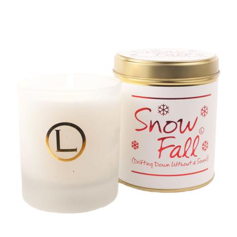 Lily-Flame Snow fall Glassware Tin Candle  £10.79