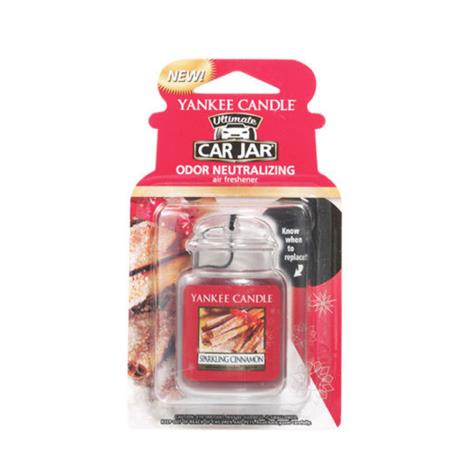 Yankee Candle Sparkling Cinnamon Car Jar Ultimate Air Freshener  £2.99