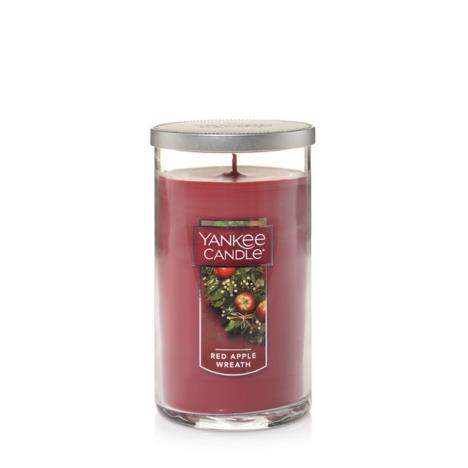 Yankee Candle Red Apple Wreath Medium Pillar Candle  £10.79