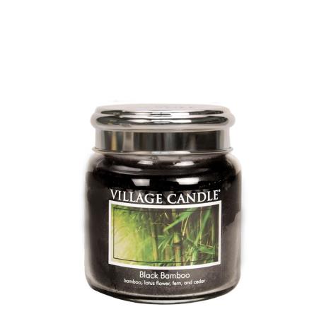 Village Candle Black Bamboo Medium Jar  £15.29