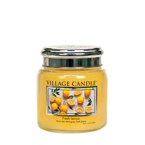 Village Candle Fresh Lemon Medium Jar  £15.29