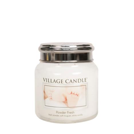 Village Candle Powder Fresh Medium Jar  £15.29