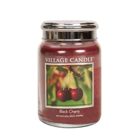 Village Candle Black Cherry Large Jar  £17.99