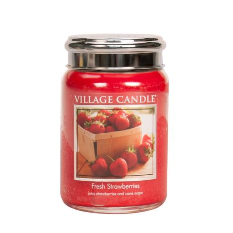 Village Candle Fresh Strawberries Large Jar  £17.99