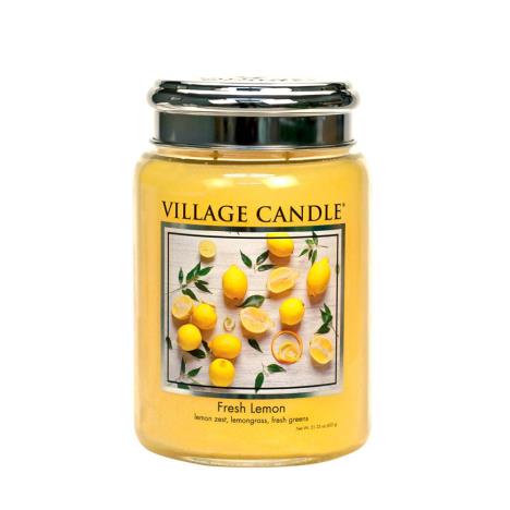 Village Candle Fresh Lemon Large Jar  £17.99