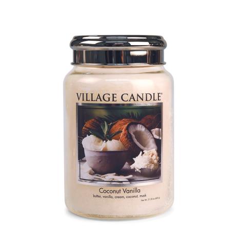 Village Candle Coconut Vanilla Large Jar  £17.99