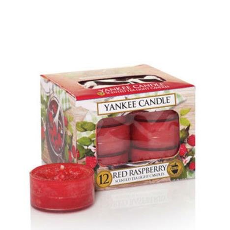 Yankee Candle Red Raspberry Tea Lights (Pack of 12)  £4.19