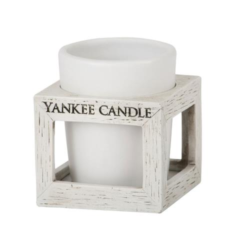 Yankee Candle Rustic-Modern White Ceramic Votive Holder  £7.19