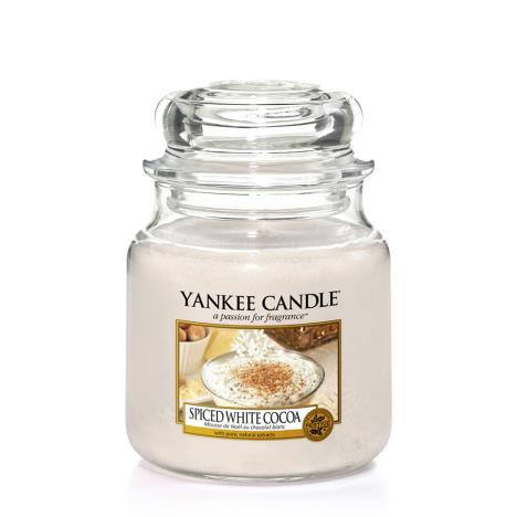 Yankee Candle Spiced White Cocoa Medium Jar  £18.89