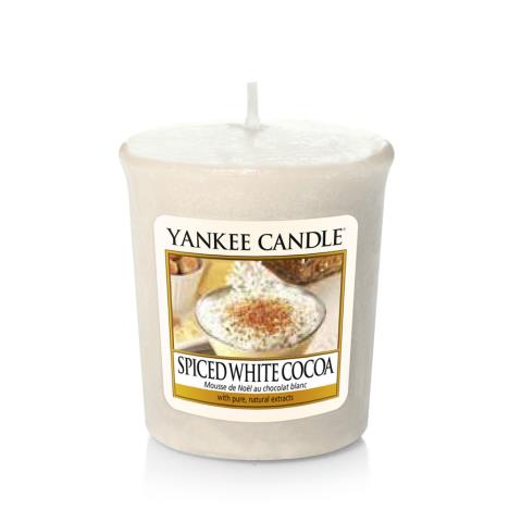 Yankee Candle Spiced White Cocoa Votive Candle  £1.39