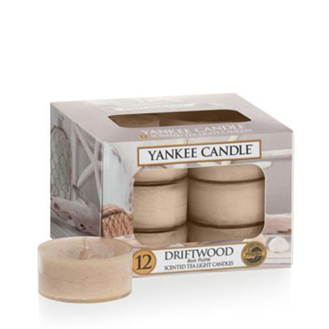 Yankee Candle Driftwood Tea Lights (Pack of 12)  £6.29