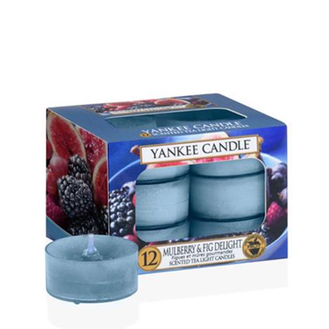 Yankee Candle Mulberry & Fig Delight Tea Lights (Pack of 12)  £4.19