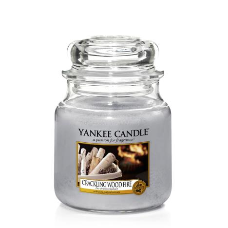 Yankee Candle Crackling Wood Fire Medium Jar  £9.87