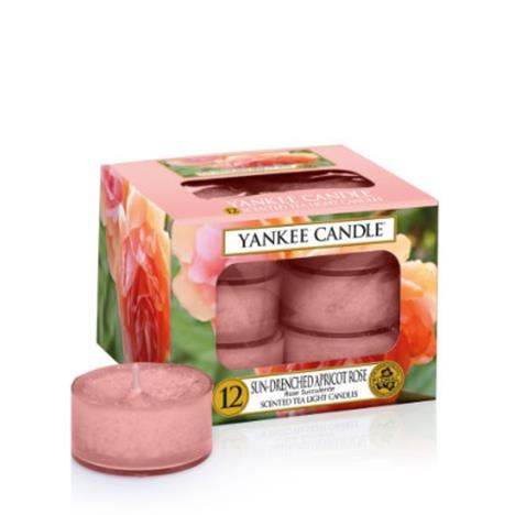 Yankee Candle Sun-Drenched Apricot Rose Tea Lights (Pack of 12)  £6.29