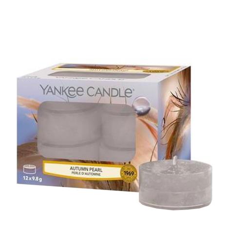 Yankee Candle Autumn Paerl Tea Lights (Pack of 12)  £6.29