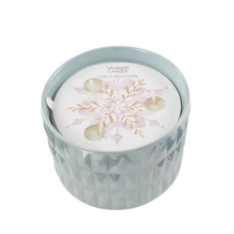 Yankee Candle LIMITED EDITION Sugar Plum Champagne Ceramic Jar Candle  £10.49