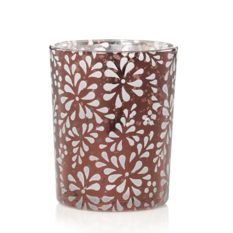 Yankee Candle Sheridan Flower Bronze Punched Metal Votive Holder  £2.69