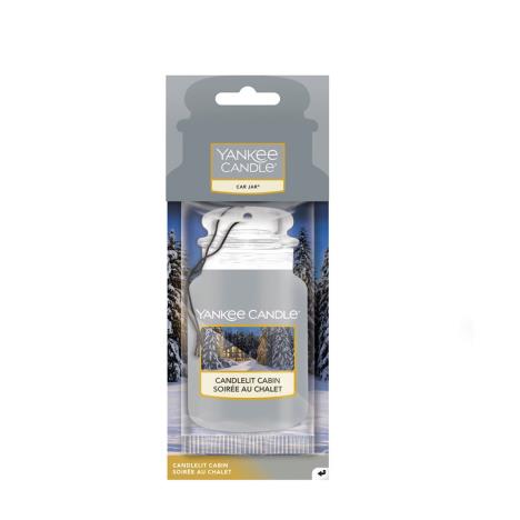 Yankee Candle Candlelit Cabin Car Jar Air Freshener  £2.39