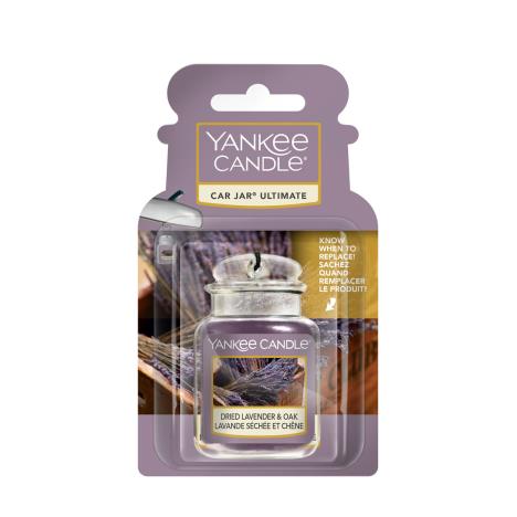 Yankee Candle Dried Lavender & Oak Car Jar Ultimate Air Freshener  £2.99