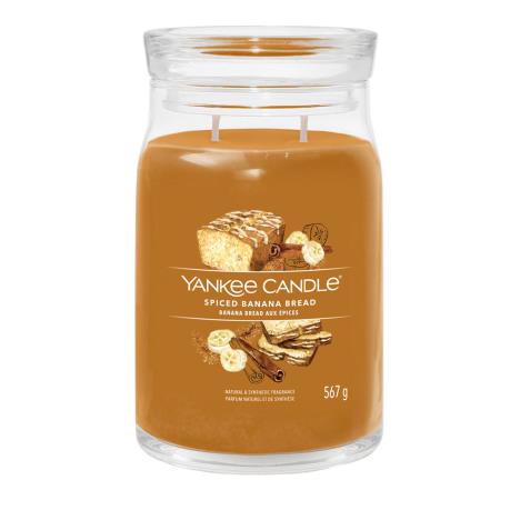 Yankee Candle Spiced Banana Bread Large Jar (1629991E) - Candle Emporium