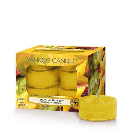 Yankee Candle Tropical Starfruit Tea Lights (Pack of 12)  £4.19