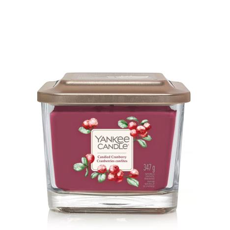 Yankee Candle Candied Cranberry Elevation Medium Jar Candle  £13.19