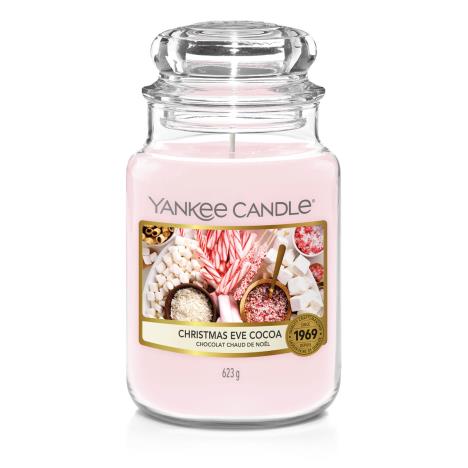 Yankee Candle Christmas Eve Cocoa Large Jar (1631337E) - Candle Emporium