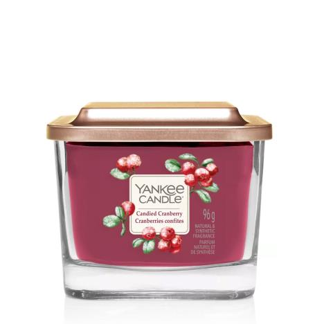 Yankee Candle Candied Cranberry Elevation Small Jar Candle  £5.39