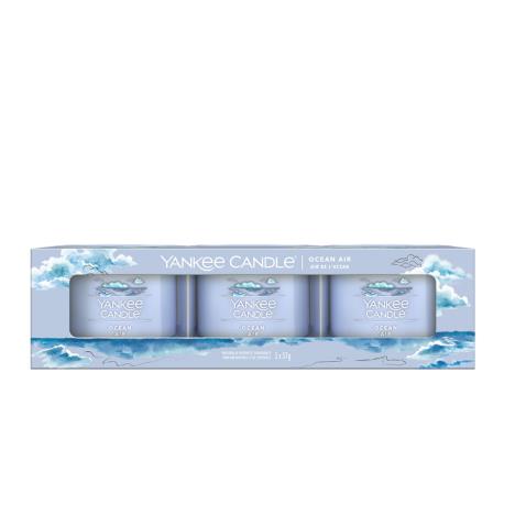 Yankee Candle Ocean Air 3 Filled Votive Candle Gift Set  £8.99