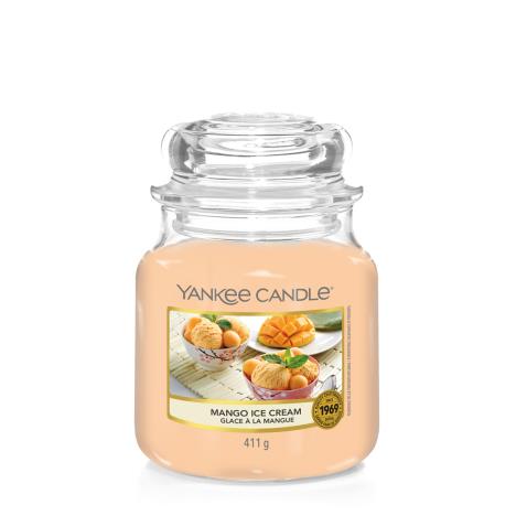 Yankee Candle Mango Ice Cream Medium Jar  £19.77