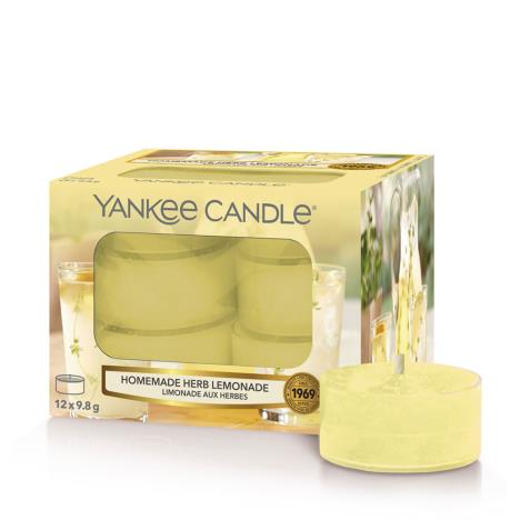 Yankee Candle Homemade Herb Lemonade Tea Lights (Pack of 12)  £6.29
